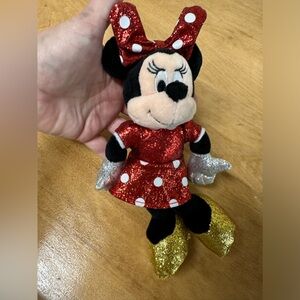 TY Minnie Mouse Disney plush stuff doll 7 inches tall
